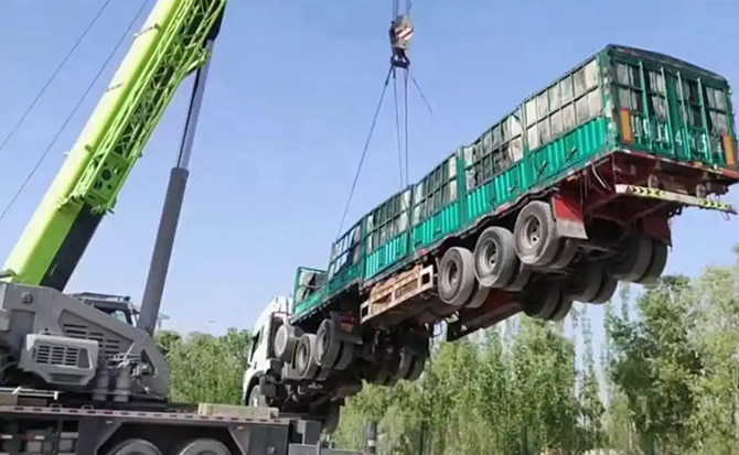 越城区道路脱困救援案例